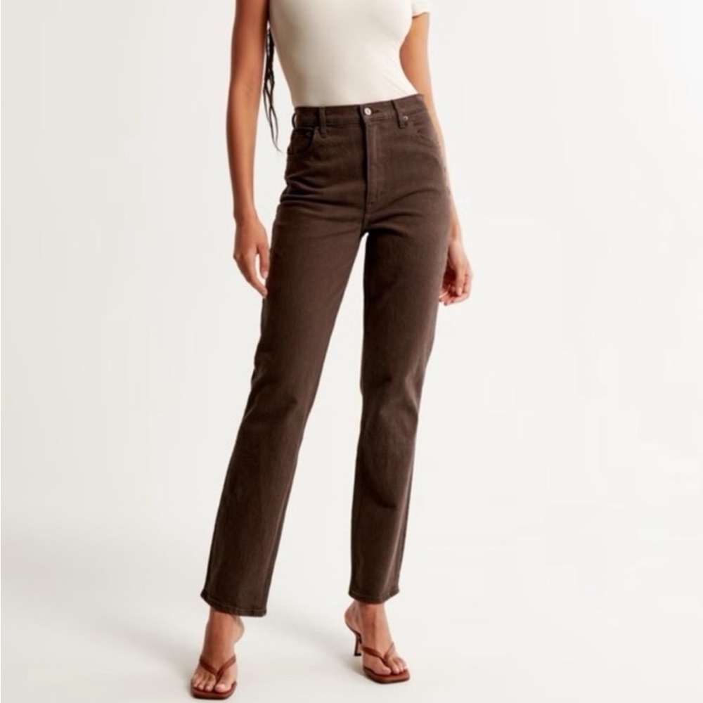 Abercrombie & Fitch The '90s Straight Ultra High Rise jeans